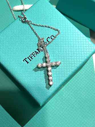 Хрестик Тіффані посрібнення Гравірування Tiffany Одеса