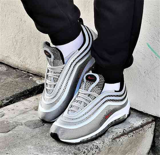 Мужские Кроссовки Nike 97 Серые Найк с Рефлективом (размеры: 43,44) Видео Обзор Днепр