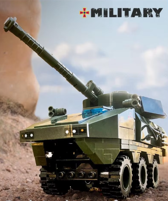 Конструктор дитячий.Ігровий військовий БТР ЗСУ "Отаман" на 342 деталі Кам'янець-Подільський - фото 7