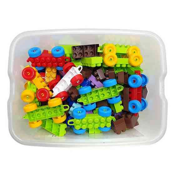 Детский блочный конструктор 013999/01 в пластиковом боксе, 335 деталей Винница