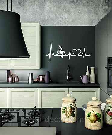 Декоративне настінне 3D Панно «Кава» Декор на стіну з об'ємом Київ