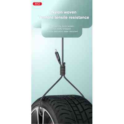 Дата кабель USB-C to USB-C 1.0m 60W braided XO (NBQ236B_White) Вінниця