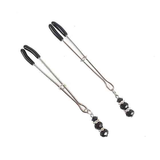 Затискач для сосків Art of Sex - Nipple Clamps Lovely Black Sex Aura Київ