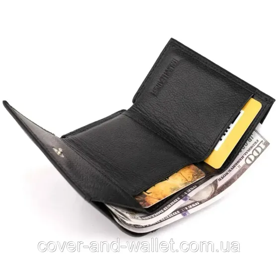 Оригинальный маленький женский кожаный бумажник ST Leather Киев