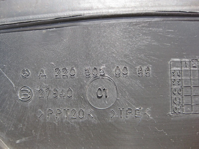 Mercedes-Benz  A2205050088 Повітряник - обтічник радіаторів лівий S-Class W220 Одеса - фото 3