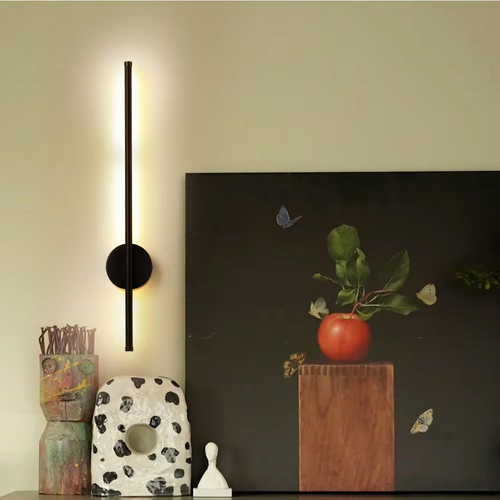 Настінний світильник лінійний, від мережі, 60 см / LED Світильник на стіну / Бра на стіну / Настінний бра Київ - фото 6