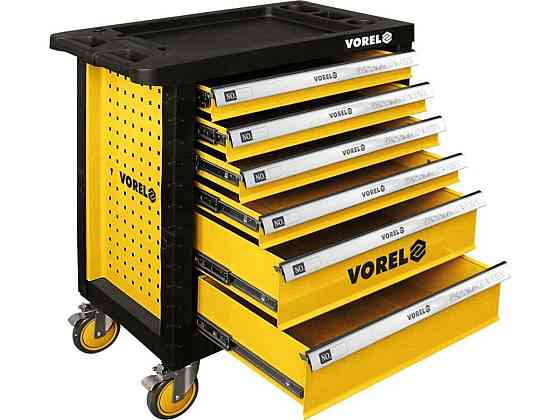 Шафа для майстернь VOREL на 4 колесах (2-з гальмами) 901х 770х 458 мм з 6 шухлядами [1] Одесса