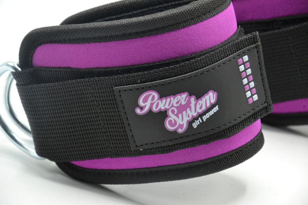Манжеты на лодыжке Power System PS-3450 Ankle Strap Gym Babe Purple Луцк - изображение 4