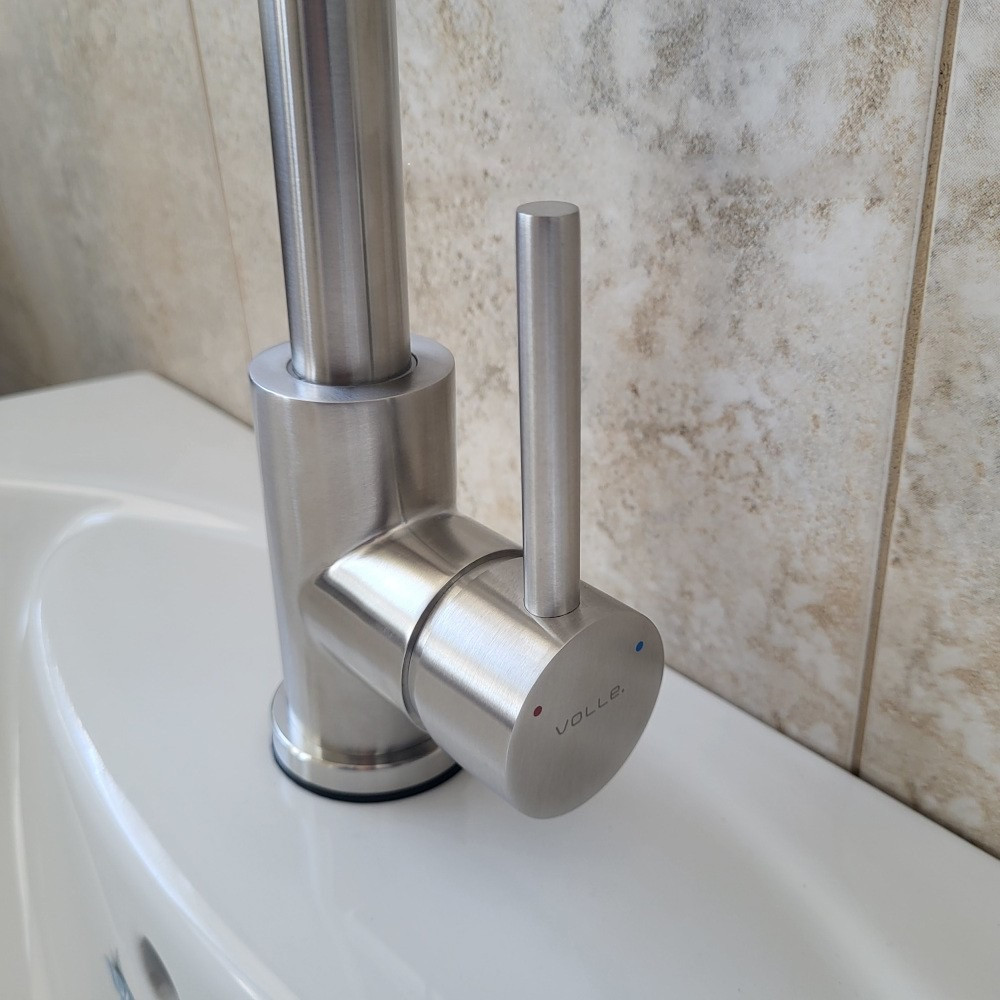 Змішувач для кухні високий VOLLE CRUZE cepillado níquel нікель 1547.110102 Київ - фото 5