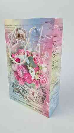 Паперовий пакет подарунковий Середній 17/26/8 (артSV-152) (12 шт) Харків