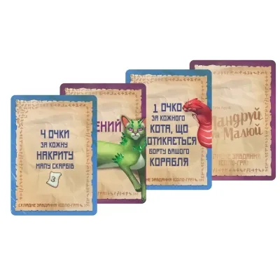 Настільна гра Geekach Games Острів котів: Мандруй та малюй (The Isle of Cats Explore & Draw) (GKCH044OKM) Вінниця - фото 4