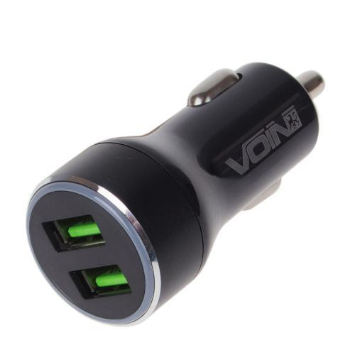 Автомобильное зарядное устройство VOIN 36W с 2 USB портами и поддержкой QC3.0, 12/24V (3.6-6.5V/3A; 6.5-9V/2A; 9-12V/1.5A) Харьков - изображение 5