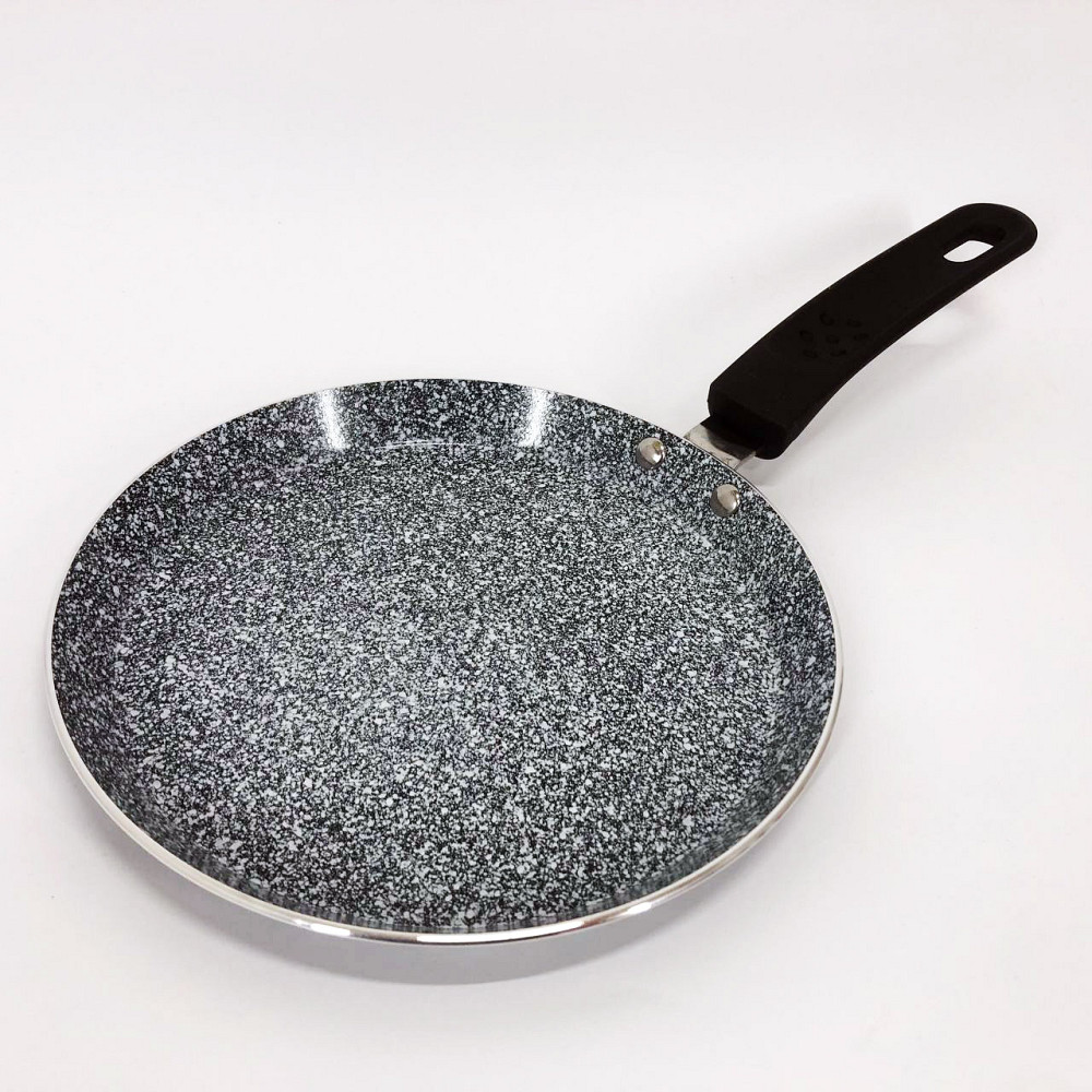 Сковорода з антипригарним покриттям внутрішньої поверхні, Лита сковорода млинцева EN-38 Львів - фото 3