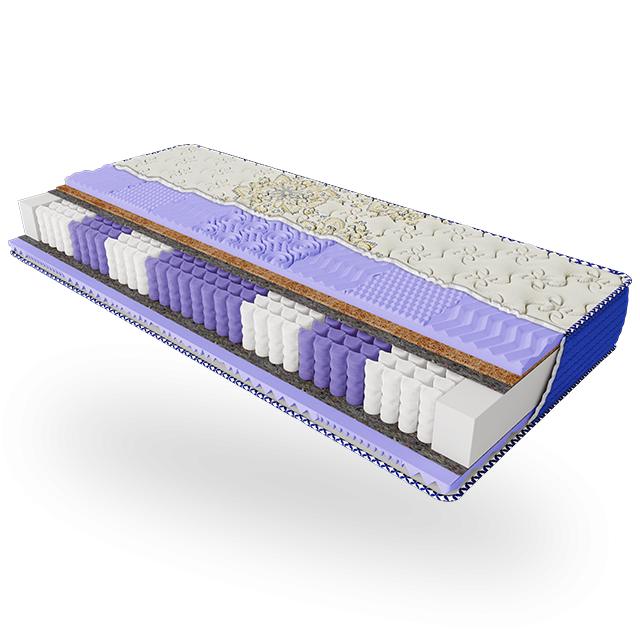 Ортопедичний матрац пружинний Organza/Органза (залежна пружина - покет) ТМ ЕММ 120х190 Харків - фото 1