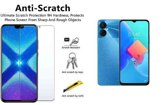 Защитное стекло NeoGlass для Tecno Spark 9 Pro (KH7n)  – ультрапрозрачное и устойчивое Киев