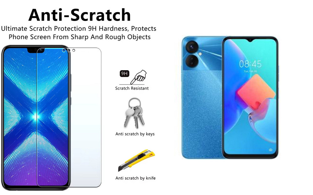 Защитное стекло NeoGlass для Tecno Spark 9 Pro (KH7n)  – ультрапрозрачное и устойчивое Киев - изображение 1
