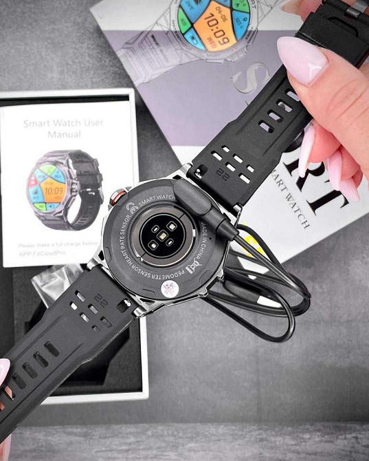 Розумний годинник Modfit Endurance Black з пульсометром вологостійкий. Київ - фото 4