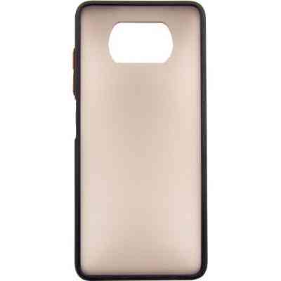 Чохол до мобільного телефона Dengos Matt POCO X3, black (DG-TPU-MATT-68) Вінниця