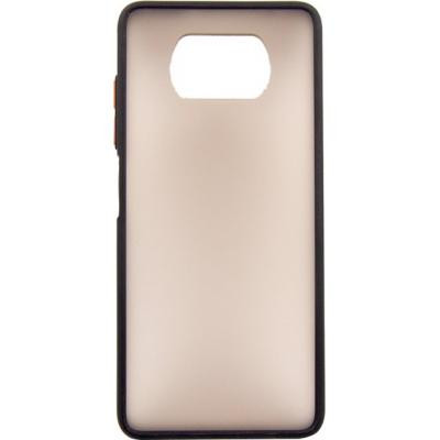 Чехол для мобильного телефона Dengos Matt POCO X3, black (DG-TPU-MATT-68) Винница - изображение 1