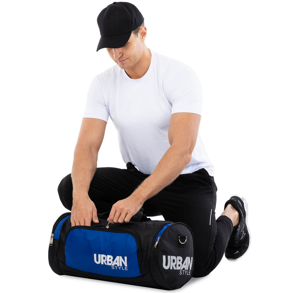 Сумка спортивна Бочечка URBAN STILE GA-9784 Вишневе - фото 9