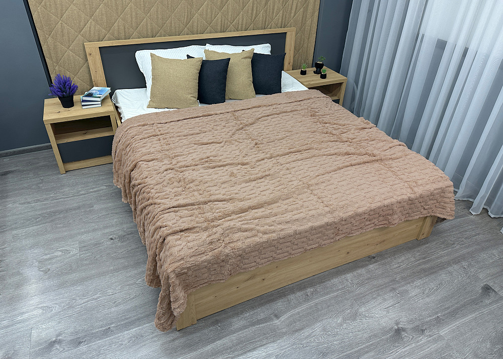 Плед-покривало 200х230 см (+-5см) Бежевий (87-240) Київ - фото 5