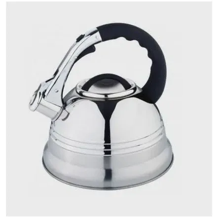Чайник Со Свистком 3л Из Высококачественной Нержавеющей Стали для всех видов плит, эргономичная ручка Одесса - изображение 4