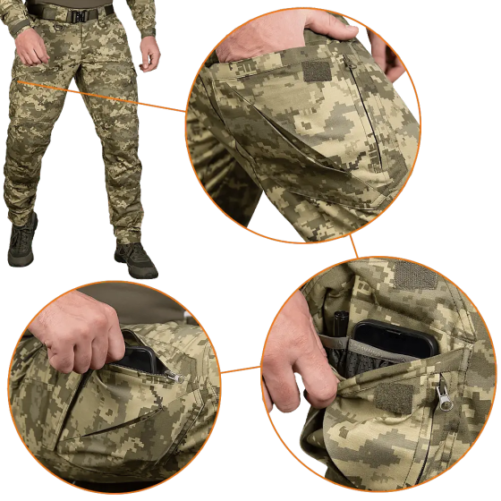 Тактические мужские штаны Герц (Пиксель) XL Винница