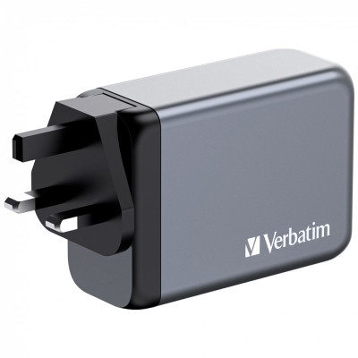 Зарядное устройство Verbatim GaN 240 W 4 ports (USB-C-140 W,USB-C-100 W,USB-C-65 W /USB-A -3.0) (32205) Винница - изображение 3