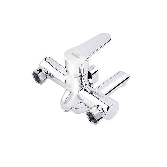 Змішувач для ванни Kroner KRM Elbe - C060 з душовим гарнітуром, хром Київ