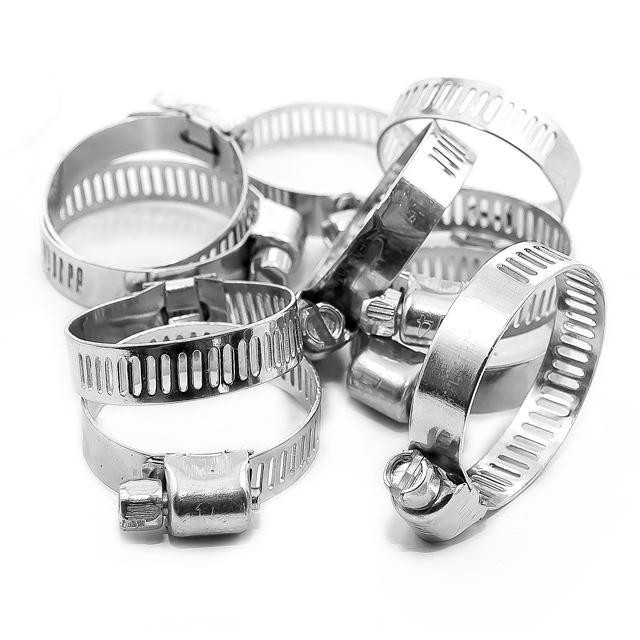 Хомут сталевий оцинкований, 8 мм, Ø - 18-32 мм INTERTOOL TC-0018 Київ - фото 2