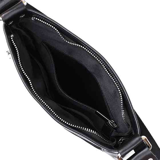 Кожаная сумка через плечо для мужчин SHVIGEL 11602 Черный Киев