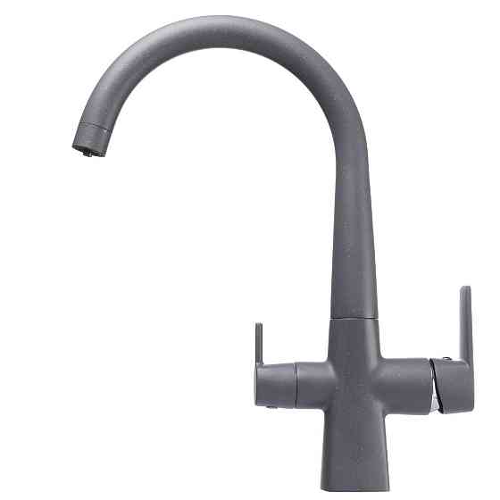 Смеситель для кухни под осмос Globus Lux LAZER GLLR-0999-3-TITANIUM (000019256) Киев