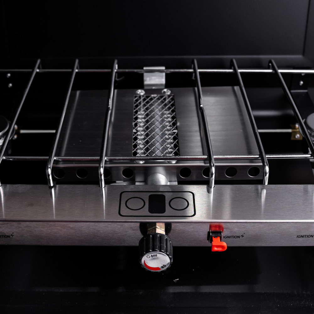 Газова плита портативна туристична з п'єзопідпалом HP-DS3-7 чорна газова плита настільна Коломыя - изображение 7