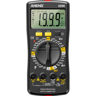 Цифровой мультиметр ANENG SZ08, V, A, R, C, T, F, функція hFE (SZ08) Винница - изображение 1