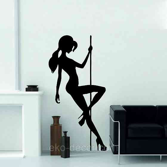 Декоративное настенное Панно «Стриптиз», Декор на стену 110*55 см, Черный Киев