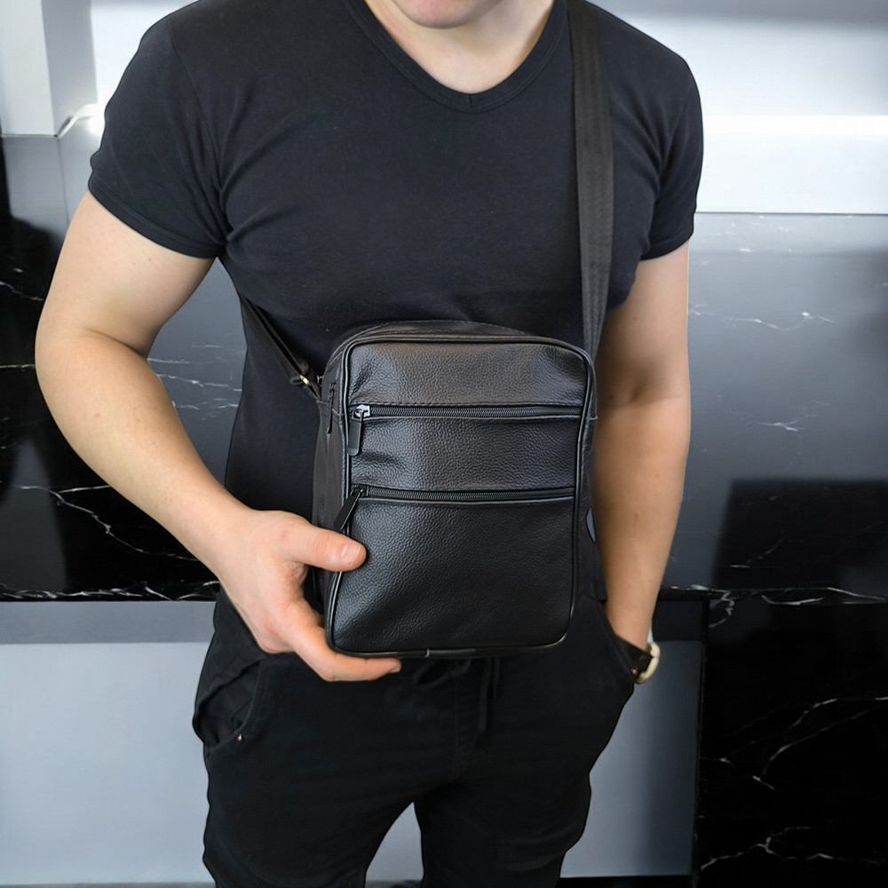 Чоловічі сумки через плече, Сумка для документів зручна, Сумочки барсетка для чоловіків IC-22 Львів - фото 9