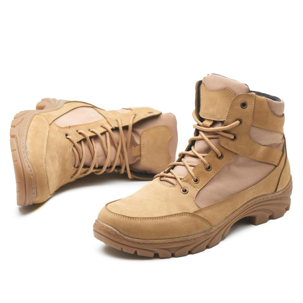 Зимові, справжні чоловічі тактичні черевики, берці, кольору кайот Харків - фото 9