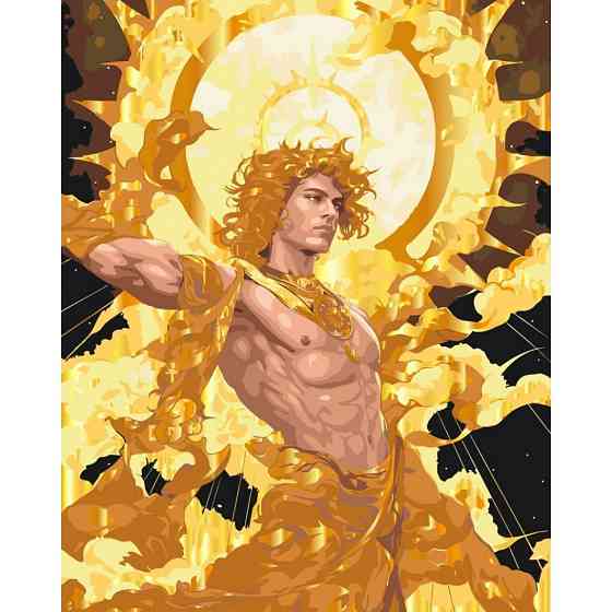 Картина за номерами "Володар світла" 16124-AC з металізованими фарбами 40x50 см Вінниця