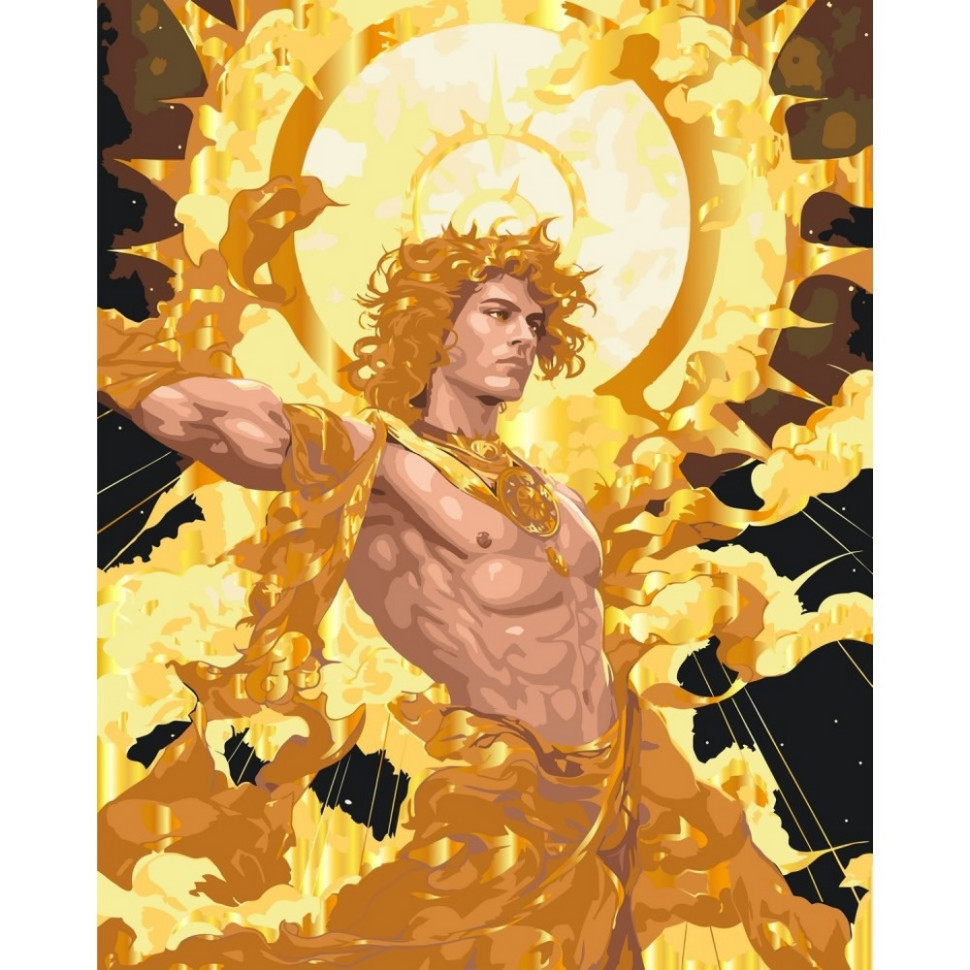 Картина за номерами "Володар світла" 16124-AC з металізованими фарбами 40x50 см Вінниця - фото 1