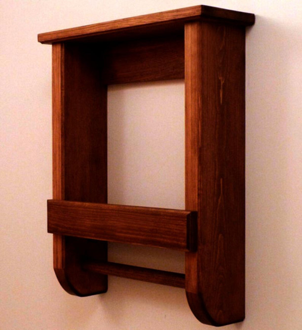 Полиця для ванної "Фінкеталь" латте Миколаїв - фото 1