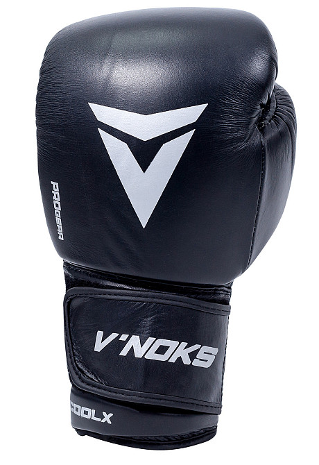 Боксерские перчатки V`Noks Futuro Tec 10 унций (Винокс) Черные, натуральная кожа, премиум защита Киев - изображение 8