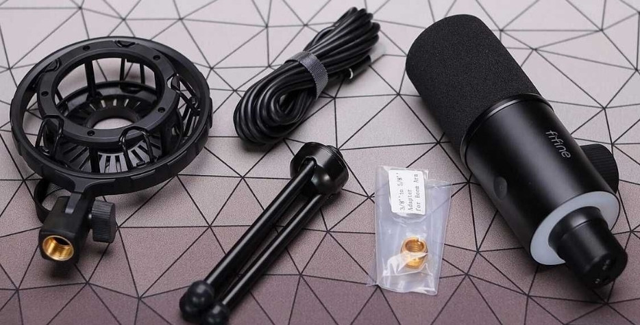 Микрофон динамический Fifine K658 USB + тренога. Киев - изображение 1
