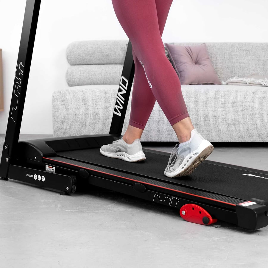 Беговая дорожка Hop-Sport HS-1000LB Wind красный Киев - изображение 5