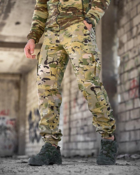 Зимние штаны soft shell BANDIT мультикам ТР6411 Одесса - изображение 2