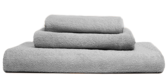 Рушник однотонний Ideal Textile 70х140 см 400 г/м2 сірий (56860926) Чернівці