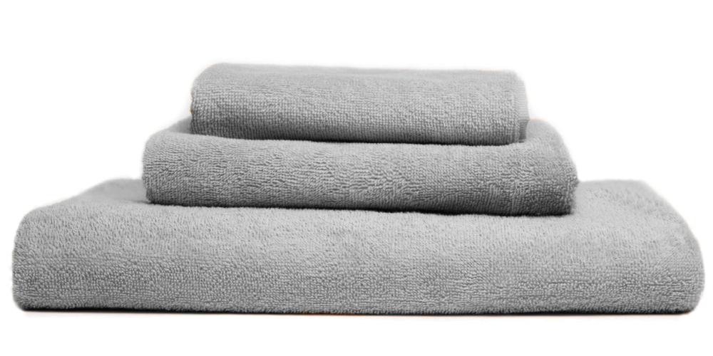 Рушник однотонний Ideal Textile 70х140 см 400 г/м2 сірий (56860926) Чернівці - фото 3