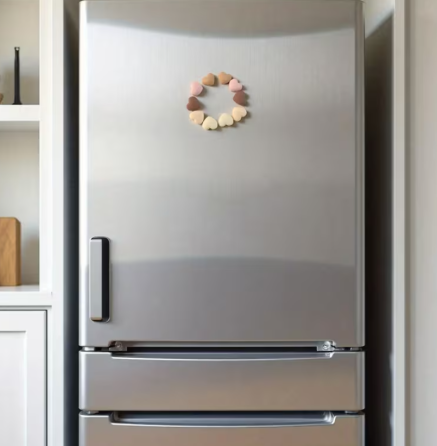 Набір магнітів «Серце» 10 шт, пастельні кольори Київ