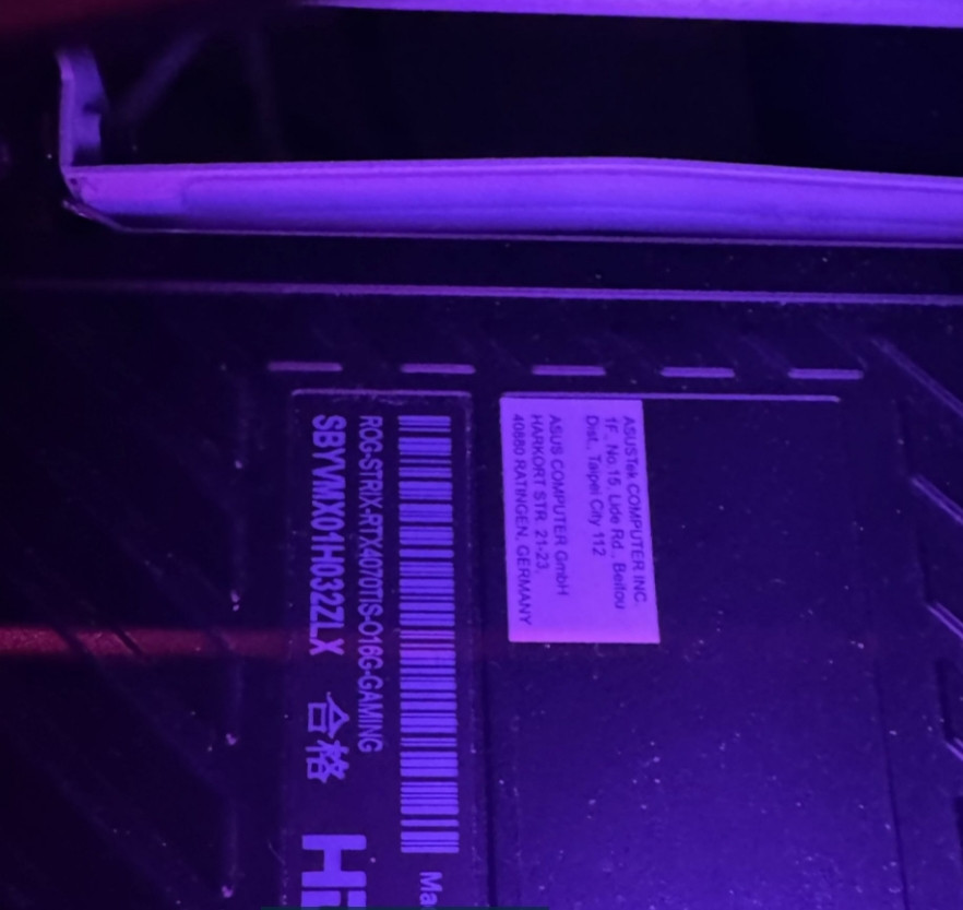 Видеокарта RTX 4070 Ti super ASUS ROG Strix Киев - изображение 1