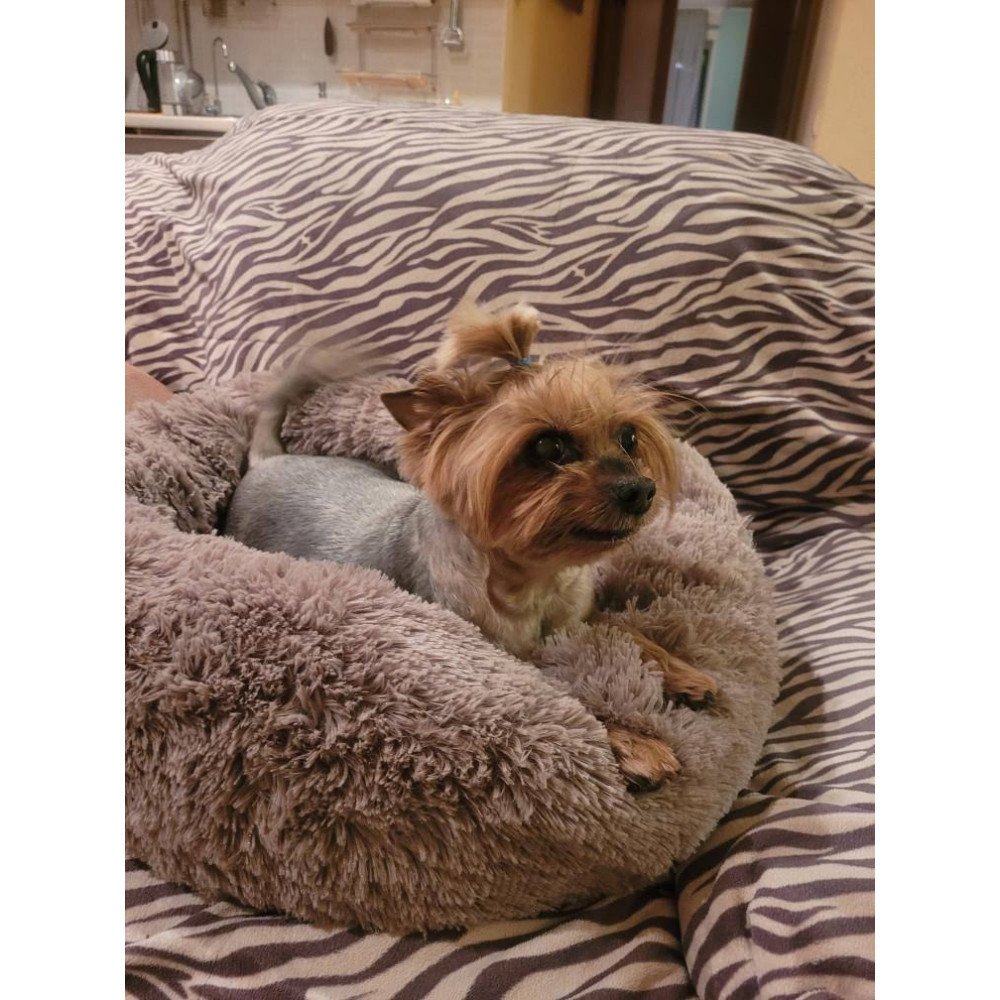 Лежанка для кішок та собак «Ворс» капучино 10049 XL (70см) Київ - фото 7