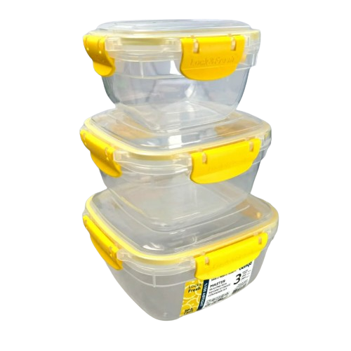 Набір контейнерів для харчових продуктів 0,5л/0,9л/1,5л Fresh Box ELIF Житомир